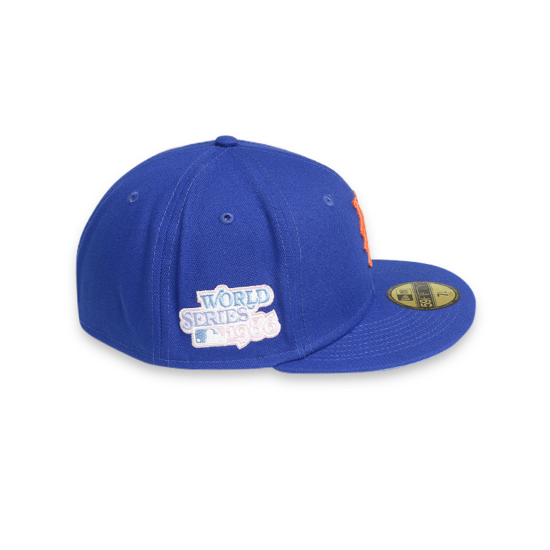 New York Mets '86 World Series "POP SWEAT" Blue 59FIFTY Men's Fitted Hat