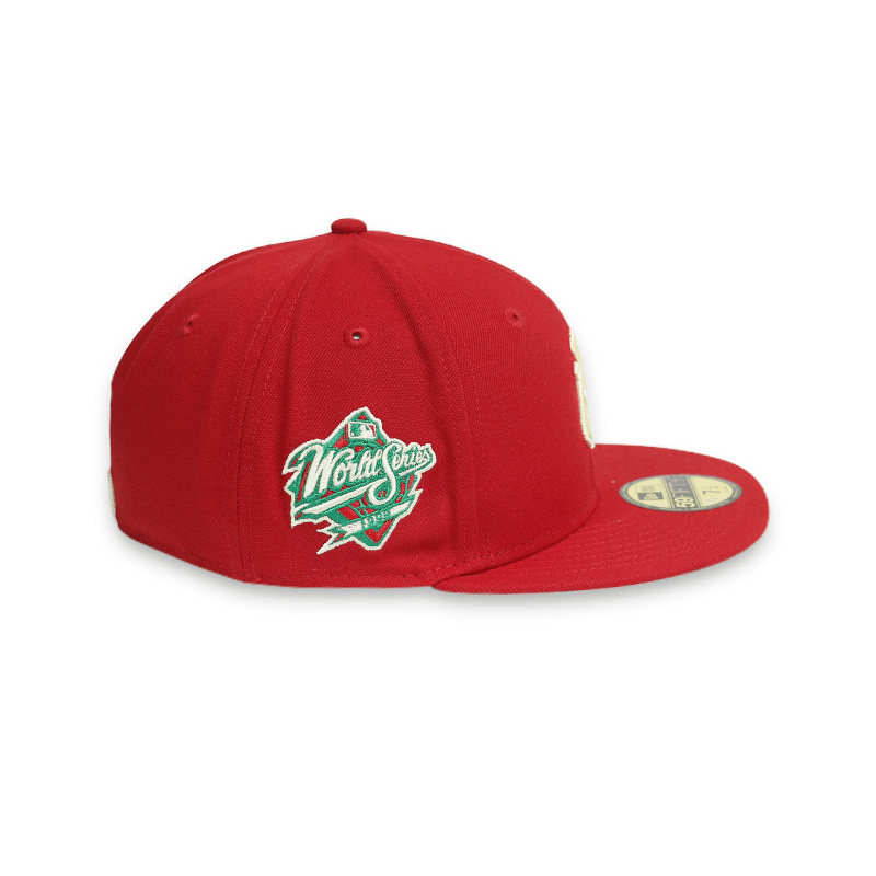 New York Yankees '99 World Series State Fruit Red 59FIFTY Men's Fitted Hat
