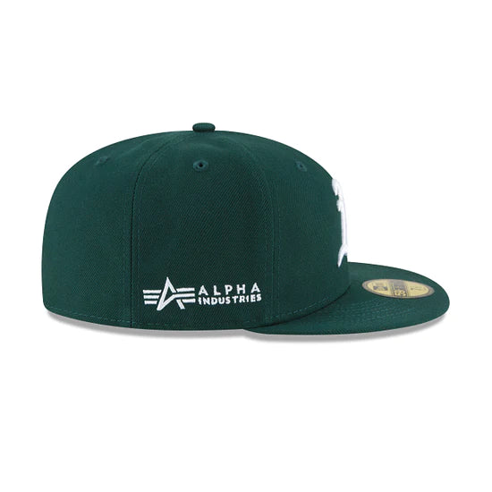 Oakland Athletics "Alpha Industry" Green 59FIFTY Men's Fitted Hat