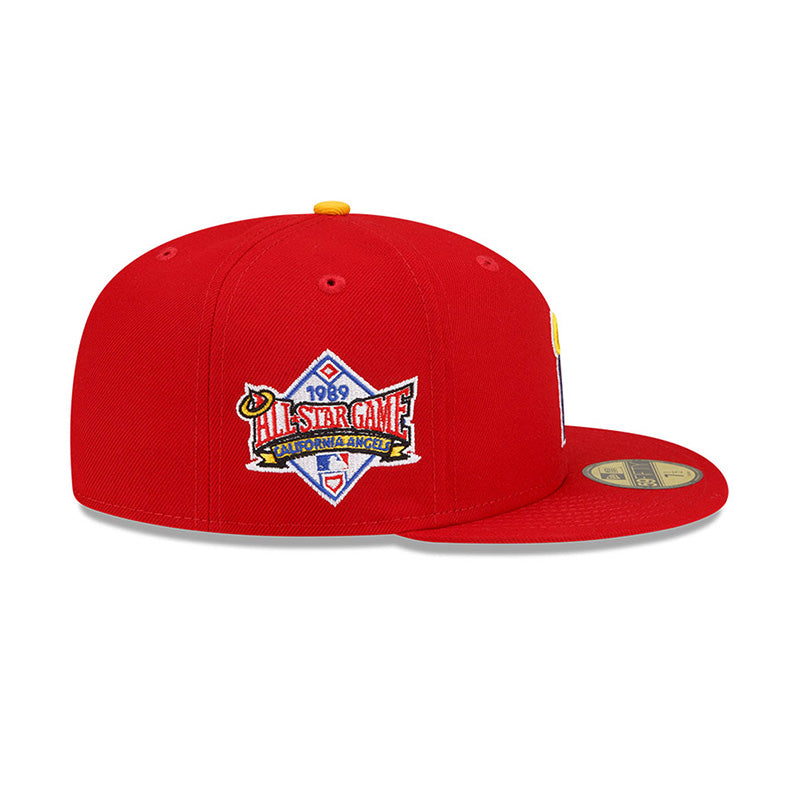 Los Angeles Angels '89 All-Star Game Red New Era X Just Don 59FIFTY Mens Fitted Hat