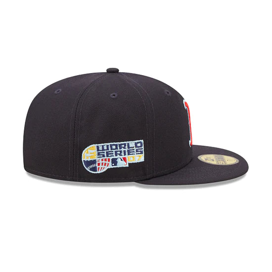 Boston Red Sox 07 World Series Cloud Under Navy 59FIFTY Mens Fitted Hat