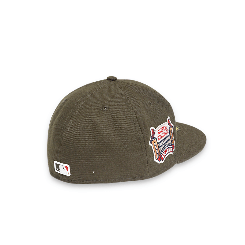 [70693442] St. Louis Cardinals  "Busch Stadium" Brown 59FIFTY Men's Fitted Hat