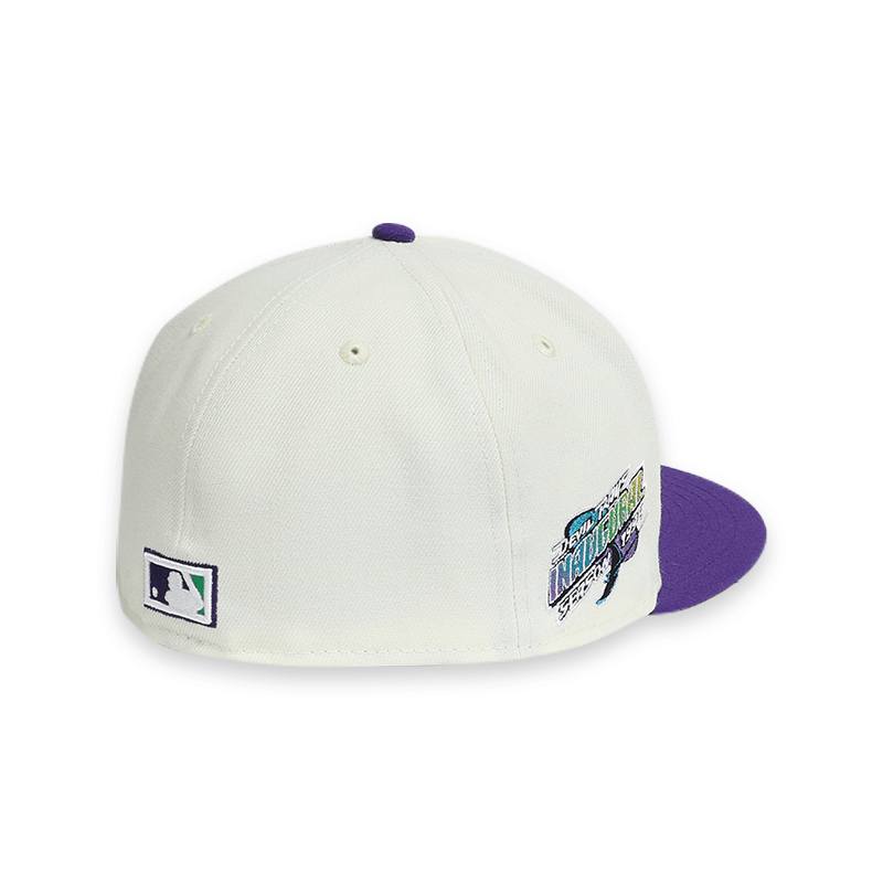 [70665623] Tampa Bay Rays '98 Inaugural White 59FIFTY Men's Fitted Hat