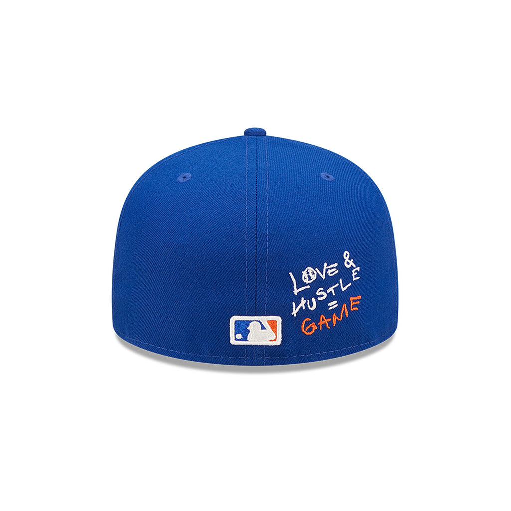 New York Mets '86 World Series "Team Heart" Blue 59FIFTY Mens Fitted Hat