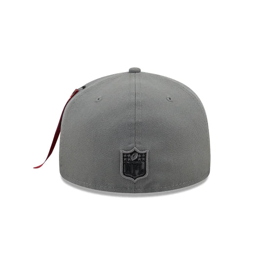New England Patriots "Alpha Industry" Grey 59FIFTY Men's Fitted Hat