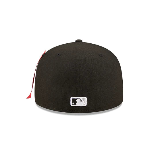 Chicago White Sox "Alpha Industry" Black 59FIFTY Men's Fitted Hat