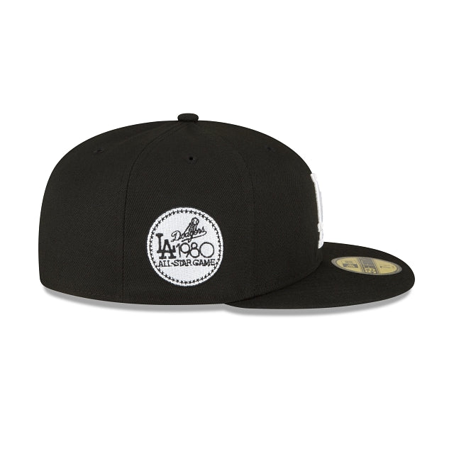 [60291272] Los Angeles Dodgers 80 All-Star Game Black 59FIFTY Men's Fitted Hat